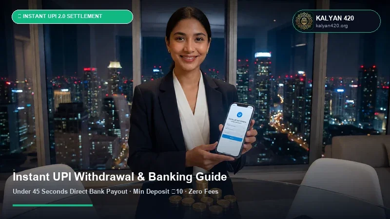 Kalyan 420 Instant UPI Withdrawal & ₹10 INR Deposit Tutorial